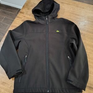 SNOZU Performance Fleece Lined Soft Shell Hooded Jacket Size 10-12